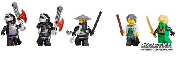 Конструктор LEGO NINJAGO Дракон-ниндроид (70725) – игрушки с