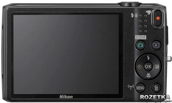 Фотоаппарат Nikon Coolpix S6800 Black (VNA520E1) купить на ROZETKA