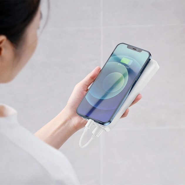 Powerbank Baseus Bipow Overseas 30000 mAh Biały (PPBD050202) - obraz 10