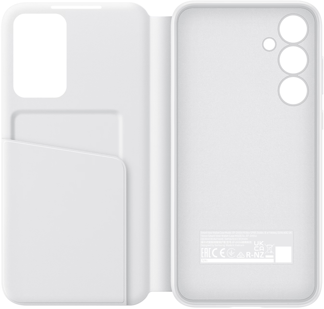 Чохол-книжка Samsung Smart View Wallet Case для Samsung Galaxy A55 White (EF-ZA556CWEGWW) - зображення 4