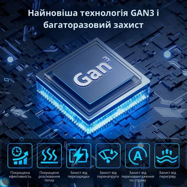 Настольное зарядное устройство для USB Type-C Bodasan Хаб 8в1 268W Белый (W308) - изображение 5