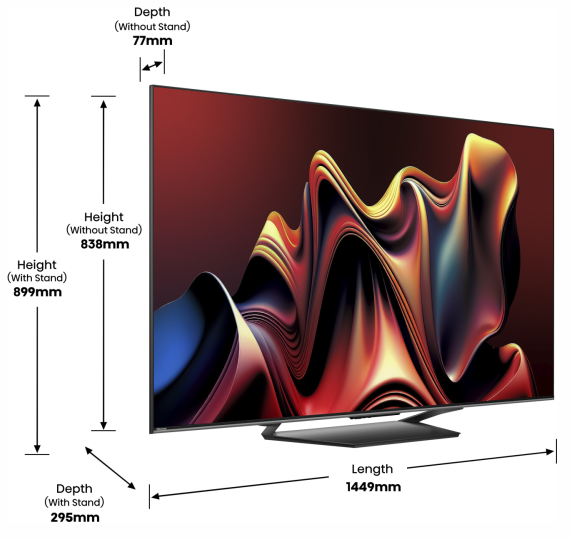 LED-телевізор Hisense 65U7NQ - Фото 3 LED-телевізор Hisense 65U7NQ - зображення 3
