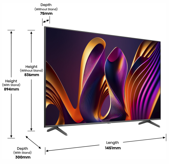 LED-телевізор Hisense 65E7NQ PRO (6998096) - изображение 9