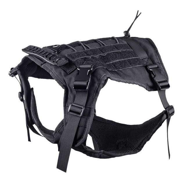 Нейлоновый тактический жилет для собак с ручкой Derby Tactical Dog Harness Vest with Handle XL Черный - изображение 2