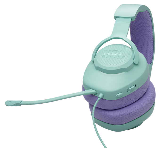 Игровая гарнитура JBL Quantum 100M2 Cyan (JBLQTUM100M2CYN) - изображение 4