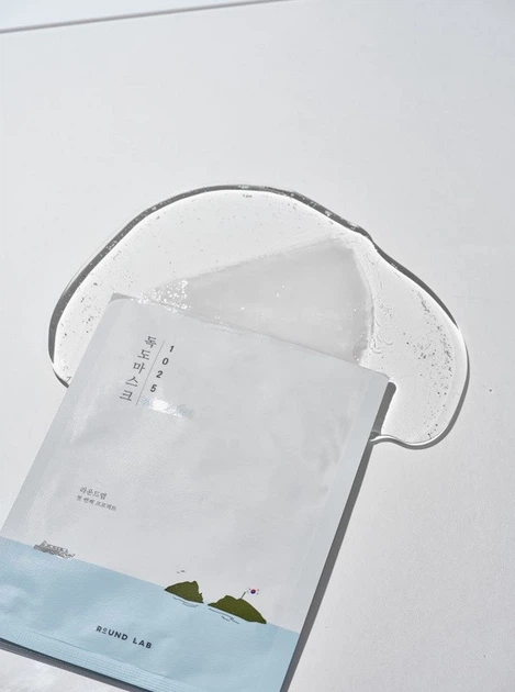 Маска гелевая увлажняющая Round Lab 1025 Dokdo Water Gel Mask Sheet 30 мл - изображение 2