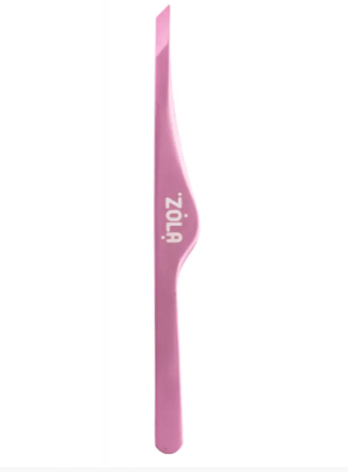 Пинцет для бровей скошенный Zola Pink - Фото 1 Пинцет для бровей скошенный Zola Pink - изображение 1