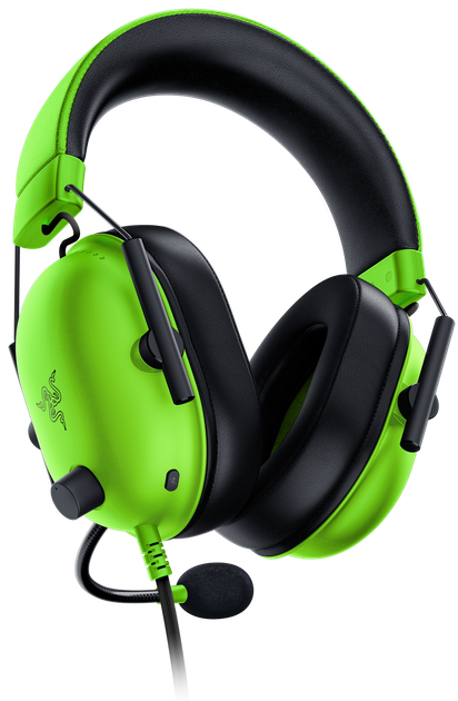 Игровая гарнитура Razer Blackshark V2 X Green (RZ04-03240600-R3M1) - изображение 2
