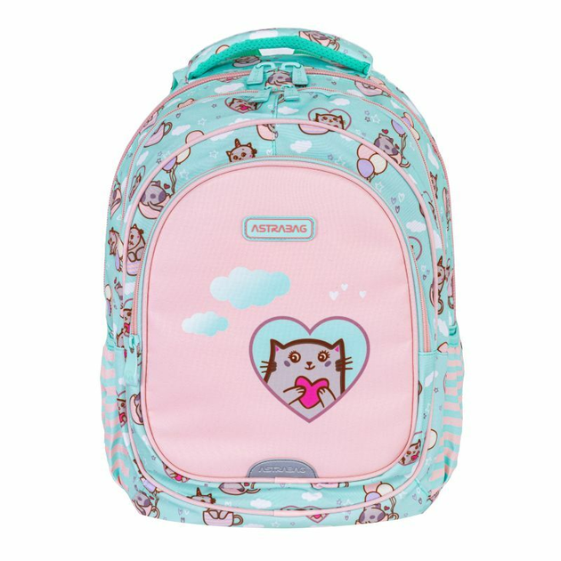 Plecak Astrabag AB300 Kitty's World dwukomorowy (5901137223933) - obraz 2