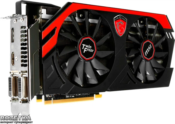 Видеокарта MSI PCI-Ex Radeon R9 290 4096MB DDR5 (512bit) (947/5000