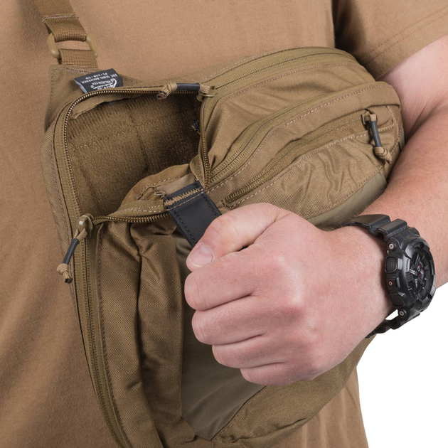 Рюкзак тактичний Helikon-Tex Однолямковий Койот Plecak EDC Sling - Coyote (PL-ESB-CD-11) - изображение 3