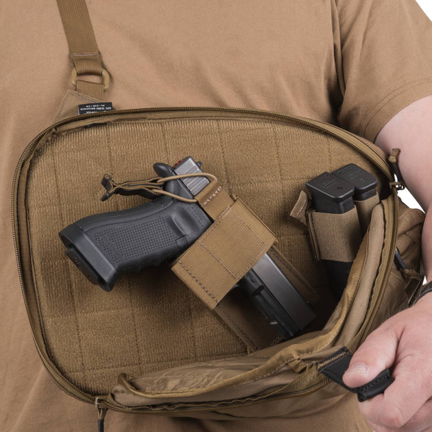 Рюкзак тактичний Helikon-Tex Однолямковий Койот Plecak EDC Sling - Coyote (PL-ESB-CD-11) - изображение 4