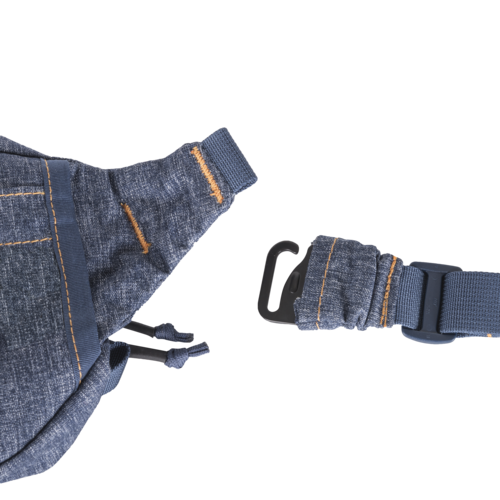 Сумка тактична Helikon-tex® Поясна Синя BANDICOOT Waist Pack® - Nylon Polyester Blend - Melange Blue (TB-BDC-NP-M2) - зображення 3