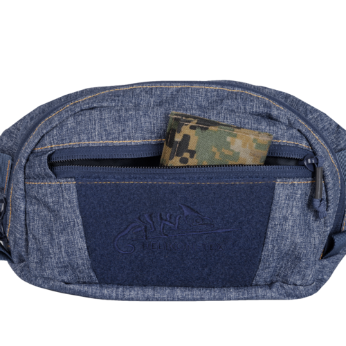Сумка тактична Helikon-tex® Поясна Синя BANDICOOT Waist Pack® - Nylon Polyester Blend - Melange Blue (TB-BDC-NP-M2) - зображення 5