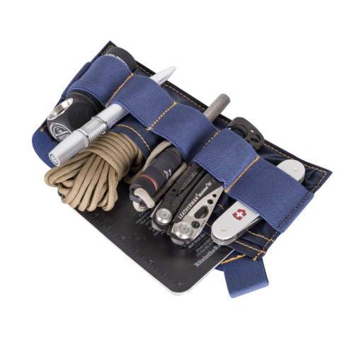 Сумка тактична Helikon-tex® Поясна Синя BANDICOOT Waist Pack® - Nylon Polyester Blend - Melange Blue (TB-BDC-NP-M2) - зображення 7