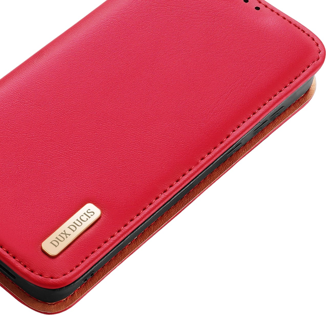 Чохол Dux Ducis Hivo з блокуванням RFID для Samsung Galaxy S24 Plus Red (6934913021835) - зображення 2