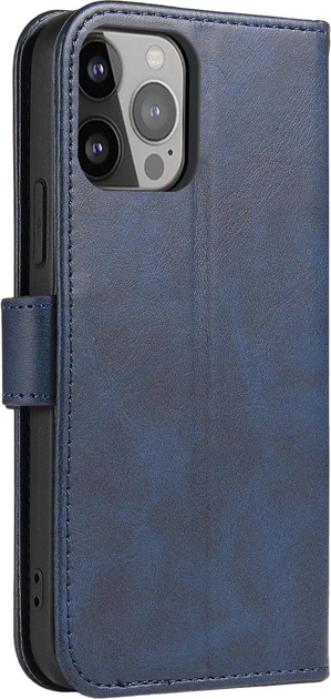 Чохол Hurtel Magnet Case для Samsung Galaxy S24 з гаманцем Blue (9145576284742) - зображення 4