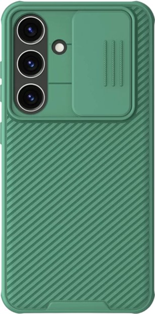 Etui Nillkin CamShield Pro pancerne z osłona na aparat do Samsung Galaxy S24 Green (6902048273092) - obraz 1