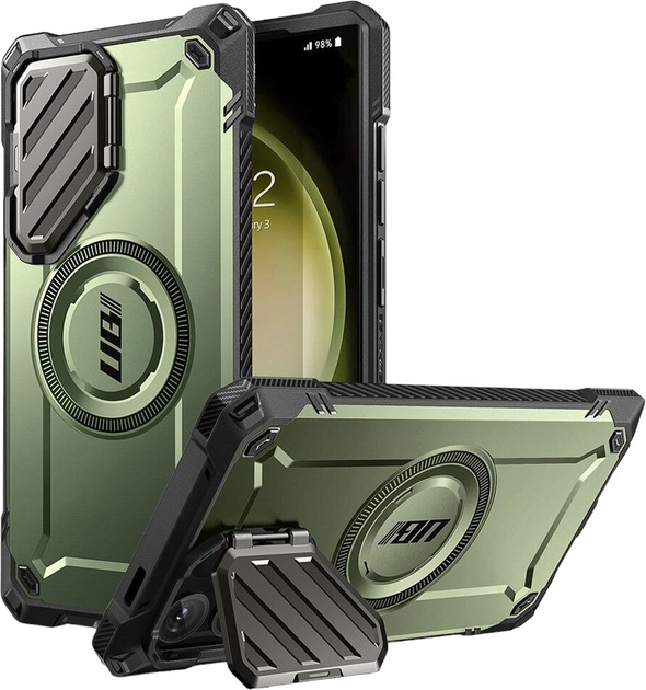 Etui Supcase UB XT Mag z MagSafe na Samsung Galaxy S24 Ultra Green (843439138964) - obraz 2