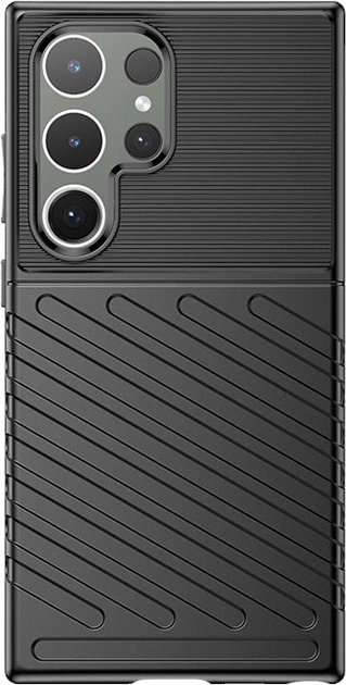 Чохол Hurtel Thunder Case для Samsung Galaxy S24 Ultra Black (9145576283738) - зображення 1