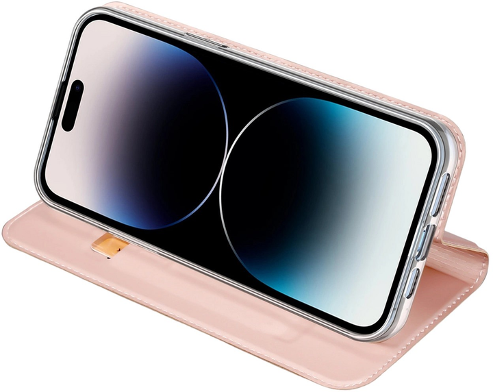Чохол-книжка Dux Ducis Skin Pro для iPhone 15 Pro Pink (6934913025437) - зображення 3