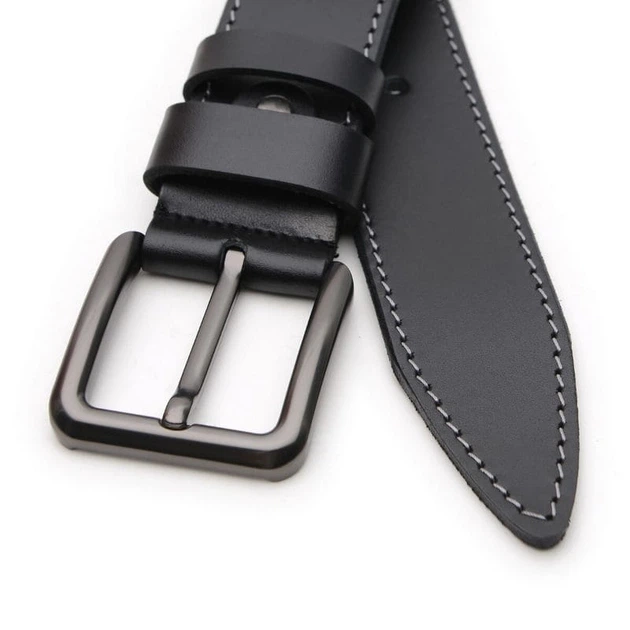 Мужской ремень из натуральной кожи V1115GX29-black Borsa Leather - Фото 2 Мужской ремень из натуральной кожи V1115GX29-black Borsa Leather - изображение 2