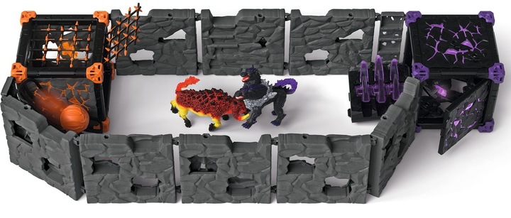 Zestaw do zabawy Schleich Eldrador Creatures BattleCave Arena Lava i Cień 42673 (4059433731940) - obraz 3