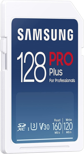Karta pamięci Samsung Pro Plus SDXC 128 GB UHS-I U3 + czytnik (MB-SD128SB/WW) - obraz 3