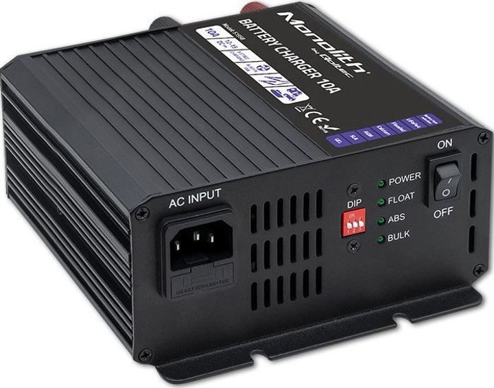 Зарядний пристрій Qoltec Monolith 10 А 12 V LiFePO4 AGM GEL SLA (5901878519586) - зображення 5