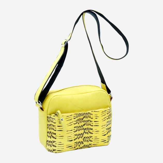 Сумка кросс-боди через плечо женская из натуральной кожи маленькая ARTiS Bags 1728 5718-7064 Желтая (6501013868) - изображение 4