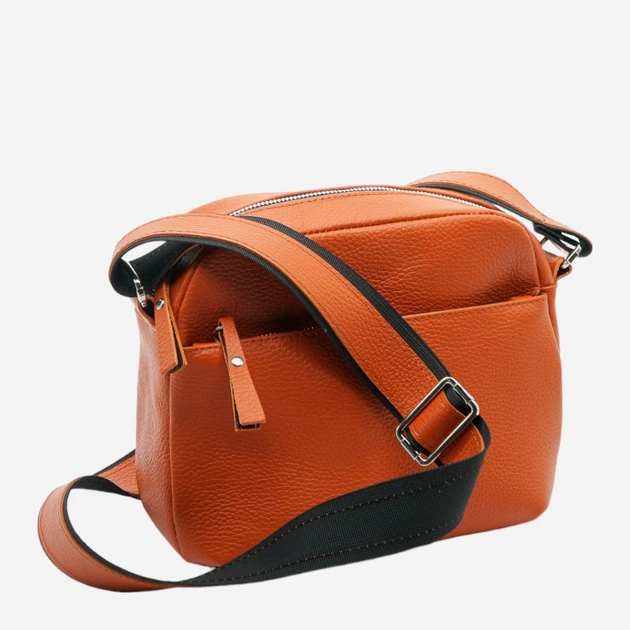 Сумка кросс-боди через плечо женская из натуральной кожи маленькая ARTiS Bags 1728 7301 Оранжевая (6501013871) - Фото 4 Сумка кросс-боди через плечо женская из натуральной кожи маленькая ARTiS Bags 1728 7301 Оранжевая (6501013871) - изображение 4