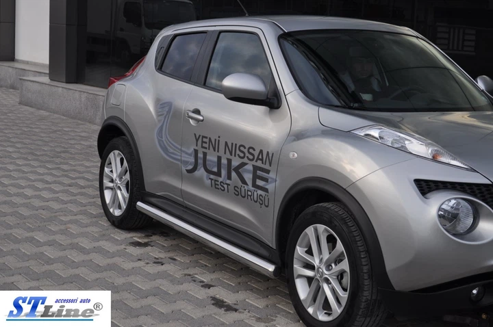 Бічні пороги підніжки труба для NISSAN Juke 10-14 d60х1,6мм Ниссан Жук ST5668 - зображення 5
