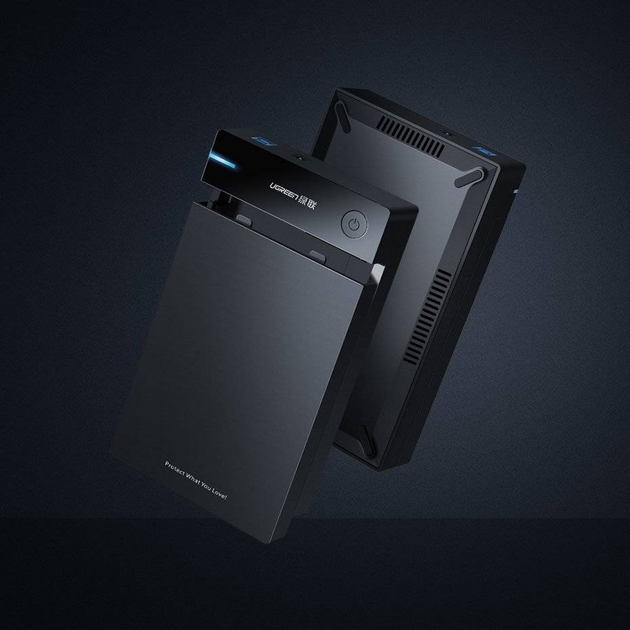 Зовнішня кишеня Ugreen HDD SATA 3.5'' USB 3.0 Black (6957303854226) - зображення 5