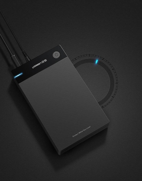 Зовнішня кишеня Ugreen HDD SATA 3.5'' USB 3.0 Black (6957303854226) - зображення 10