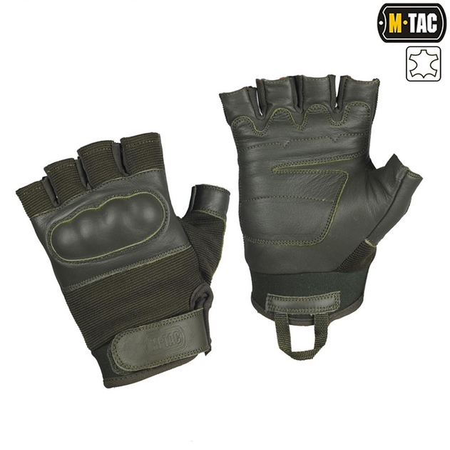 Перчатки беспалые M-Tac Assault Tactical Mk.4 L Olive - изображение 1