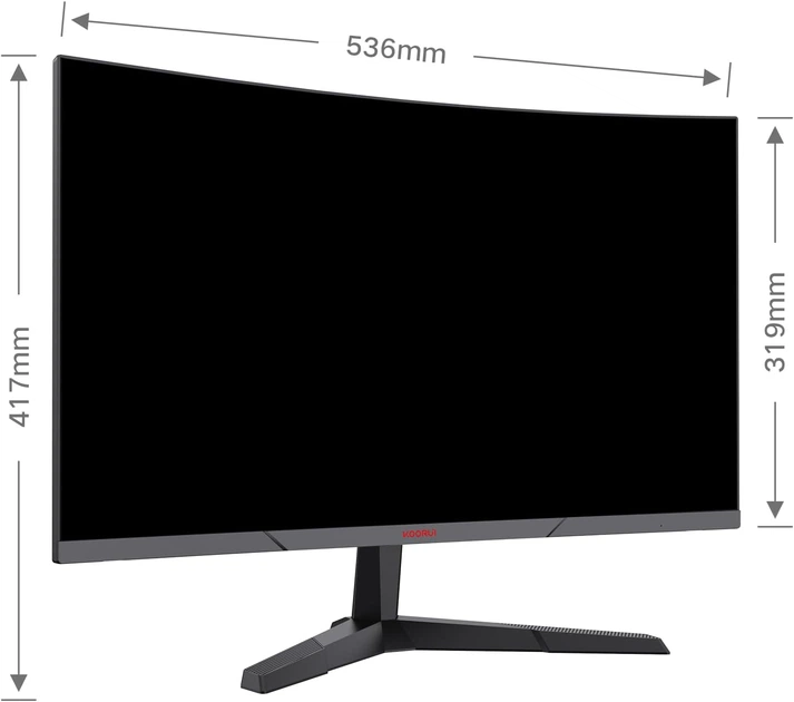 Монитор 24" KOORUI 24E6C Full HD VA 165 Гц - изображение 4