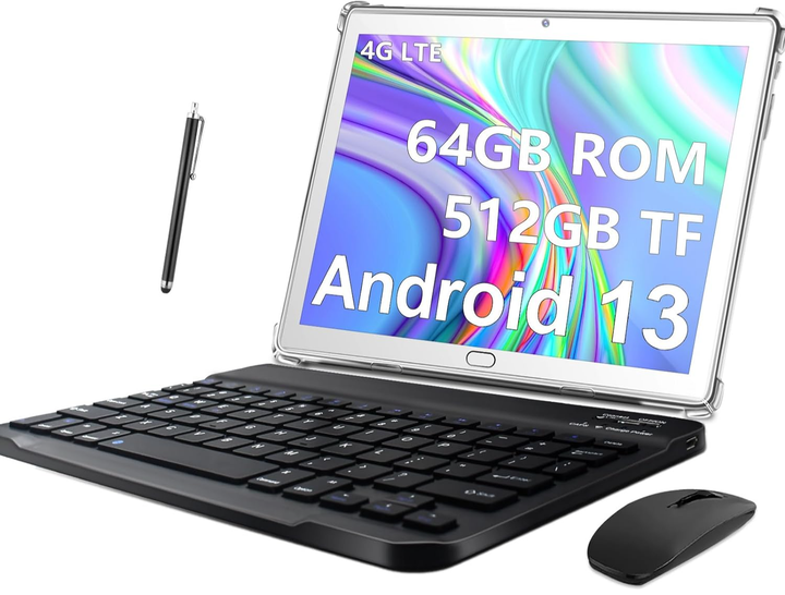 Планшет 10.1" Feonal 118 4/64Gb 4G 2-SIM Android 13 6000 mAh Белый Б/В - Фото 1 Планшет 10.1" Feonal 118 4/64Gb 4G 2-SIM Android 13 6000 mAh Белый Б/В - изображение 1