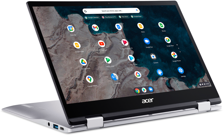Сенсорный ноутбук 13.3" Acer Chromebook Spin 513 (‎NX.AUDET.002) Qualcomm Snapdragon 7c RAM 4GB eMMC 64GB 14час батарея Chrome OS (UKR) - изображение 7