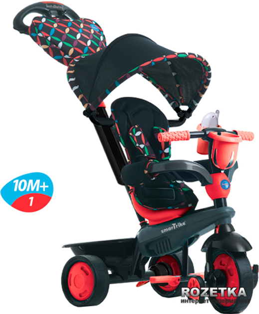 Smart trike 4 2024 in 1 red