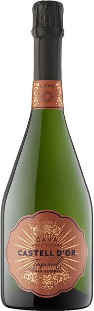 Ігристе вино Castell d’Or Cava D.O. Brut Nature Gran Reserva білий натюр брют 0.75 л 11.5% (8437008500935) - зображення 1