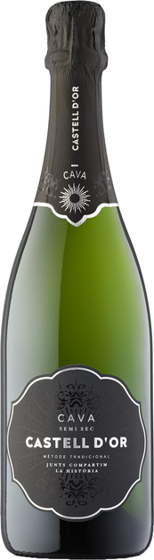 Ігристе вино Castell d’Or Cava D.O. Semi SEC біле напівсухе 0.75 л 11.5% (8437020585057) - зображення 1
