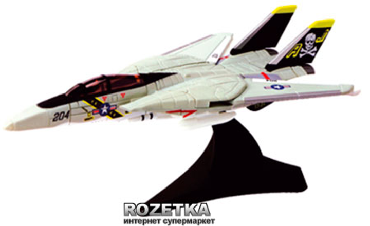 Объемный пазл 4D Master Истребитель-перехватчик F-14A VF-84 Jolly Roger - Веселый Роджер (26200) - изображение 2