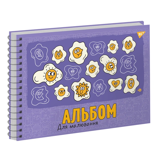 Альбом для малювання 20арк. на пружині YES 130568 Funny faces /130568/ - Фото 1 Альбом для малювання 20арк. на пружині YES 130568 Funny faces /130568/ - изображение 1
