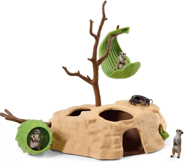 Ігровий набір Schleich Wild Life Зустріч сурикатів 42595 (4059433573434) - зображення 2