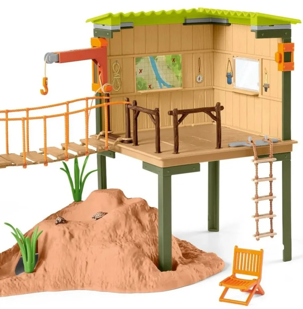 Ігровий набір Schleich Wild Life Станція шукача пригод 42594 (4059433573410) - зображення 4