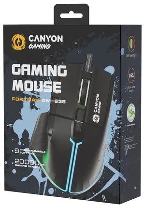 Mysz Canyon Fortnax GM-636 RGB USB Black (CND-SGM636B) - obraz 6