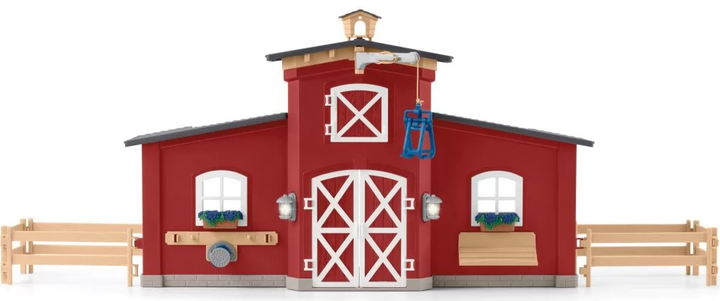 Zestaw do zabawy Schleich Farm World Duża czerwona farma ze zwierzętami i akcesoriami 42606 (4059433652306) - obraz 3