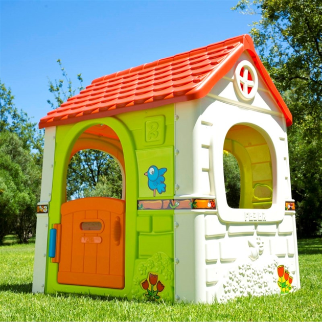 Domek ogrodowy Feber Fantasy ze skrzynką pocztową Brązowy (8411845003118) - obraz 7