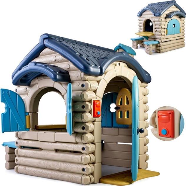 Domek ogrodowy Feber Casual z wysuwaną ławką (8056379164456) - obraz 6