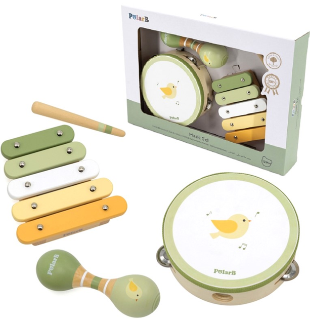 Zestaw instrumentow muzycznych Viga PolarB Zielony (6971608442131) - obraz 3